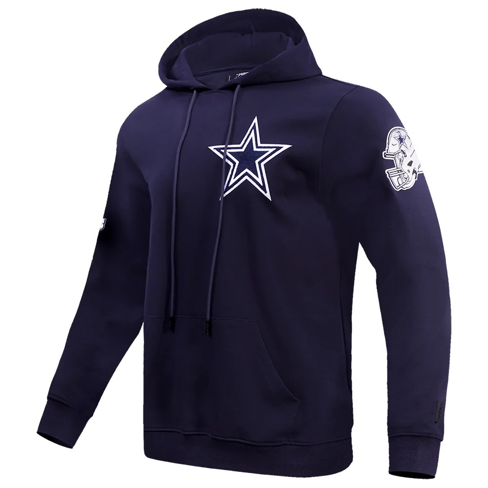 NFL Dallas Cowboys Pro Standard Chenille Logo Pullover Hoodie Men’s M